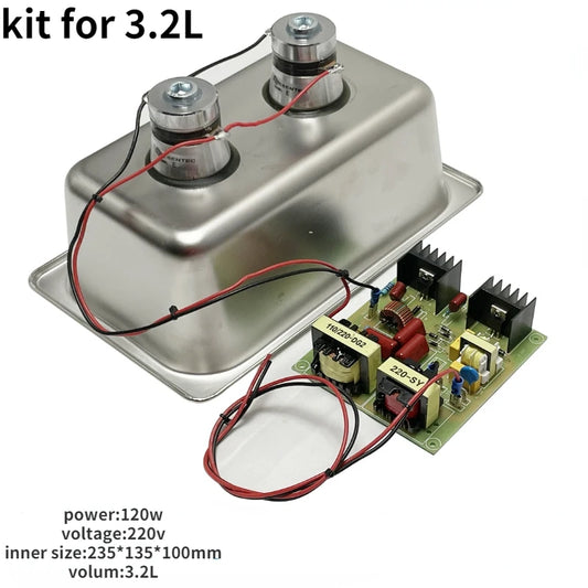 Diy Ultrasonic Cleaner Replacement Kit 2/6 5l Board