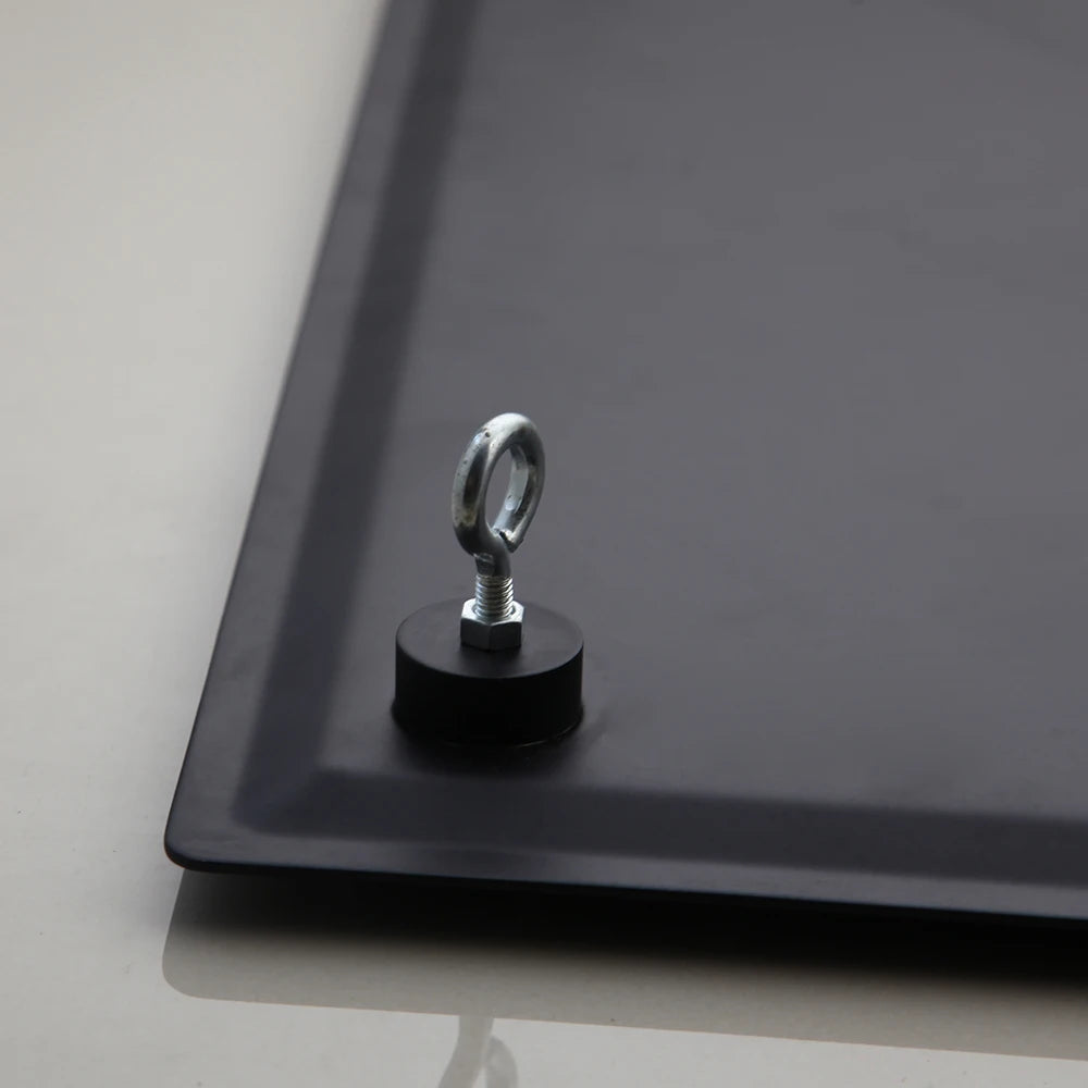 Zappo 20 Inch Matte Black Ultra-Thin Rain Shower