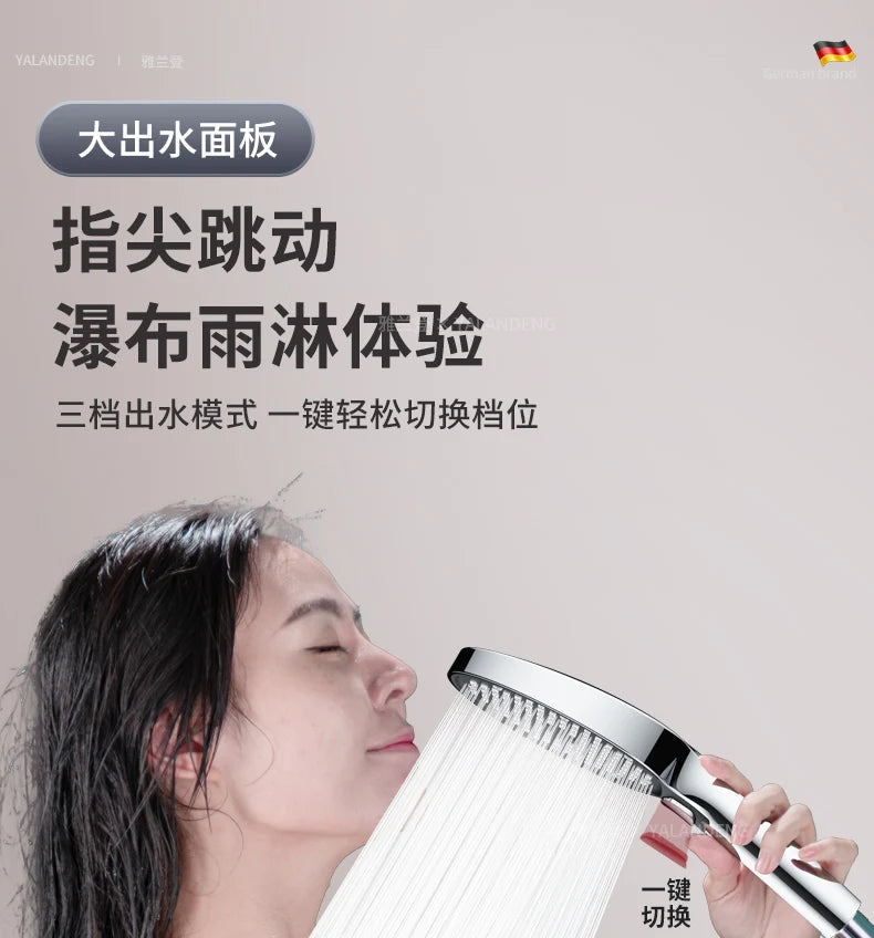 15cm Big Panel High Pressure Shower Head Filter