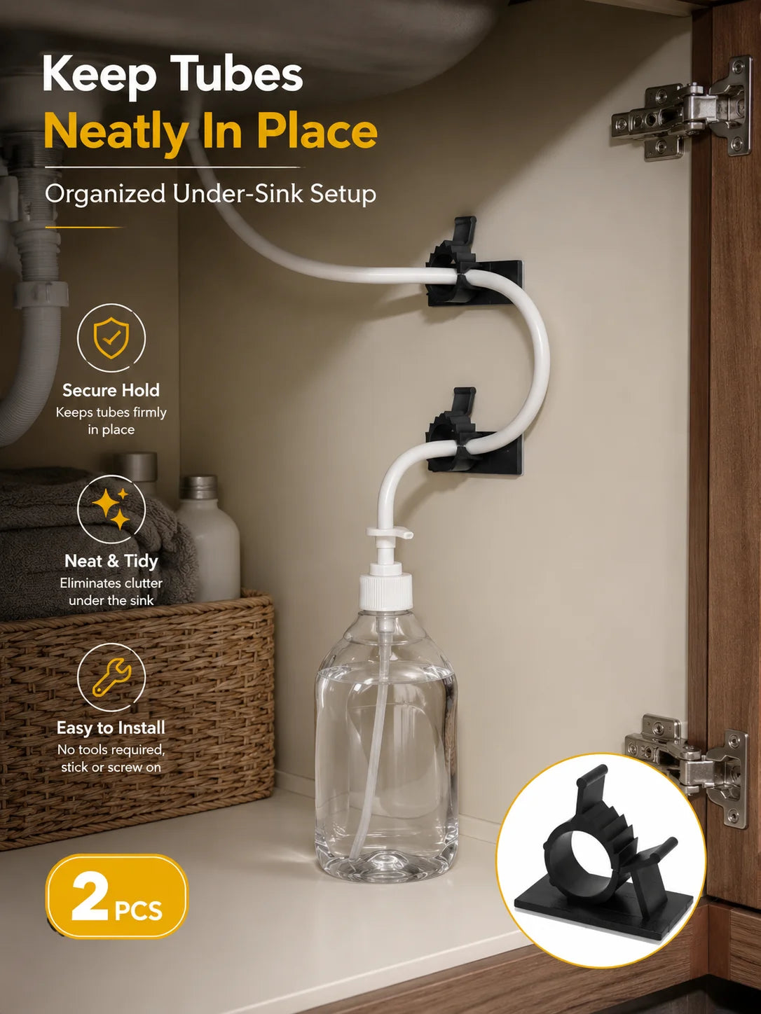 304 Stainless Steel Press-Type Sink Soap Dispenser 17oz/500ml