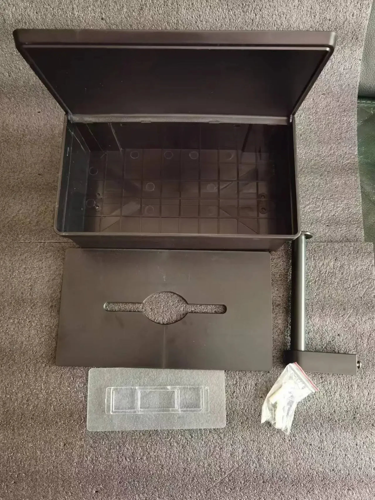 In Adhesive Toilet Paper Holder Box Shelf Storage