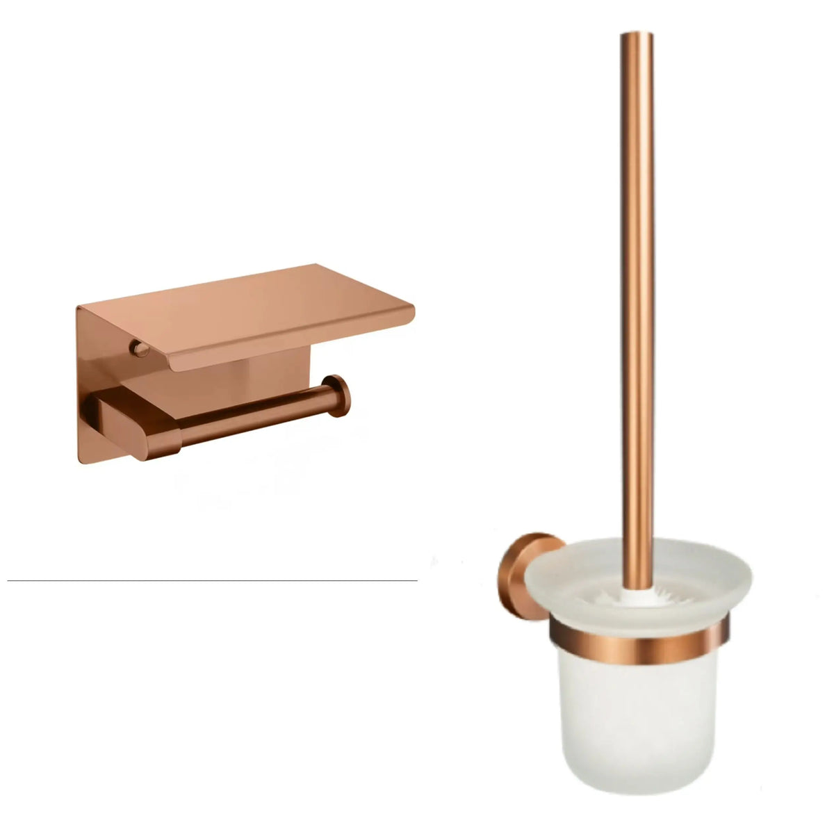 Brushed Rose Gold 304 Stainless Steel Bathroom Pendant