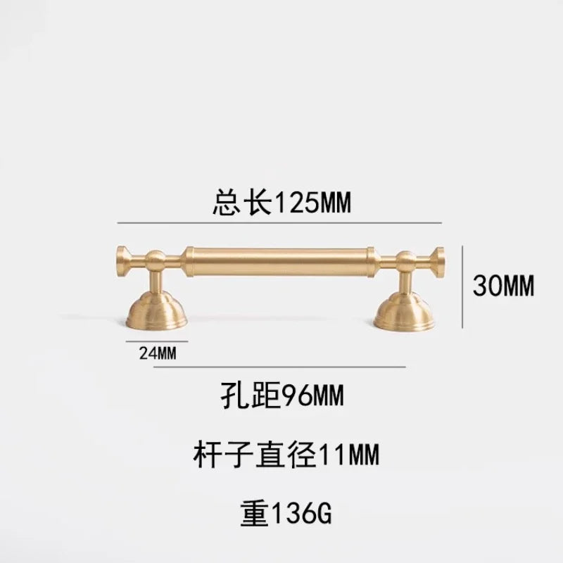 High End French Cabinet Handle Light Luxury Bathroom