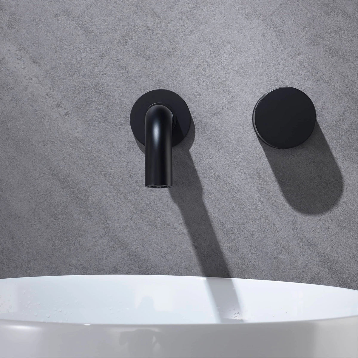 Aitana Luxury Brass Brushed Nickel Bathroom Faucet Simple