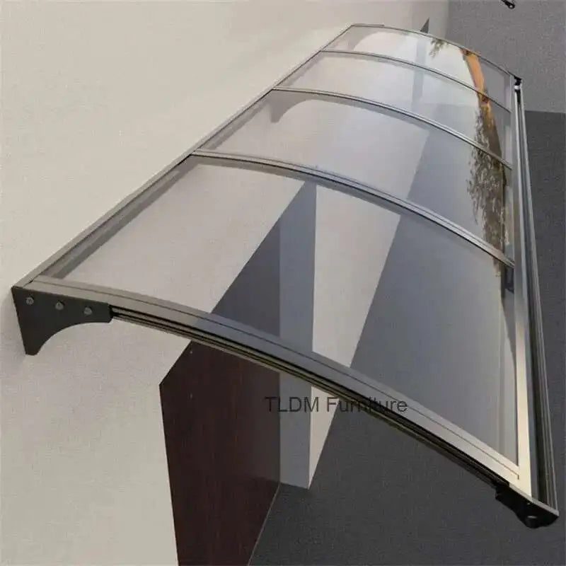 Outdoor Courtyard Rainproof Gazebos Aluminum Alloy Rain Awning