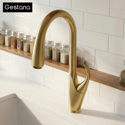 Luxury Black Brass Touch Switch Faucet Handle Ceramic