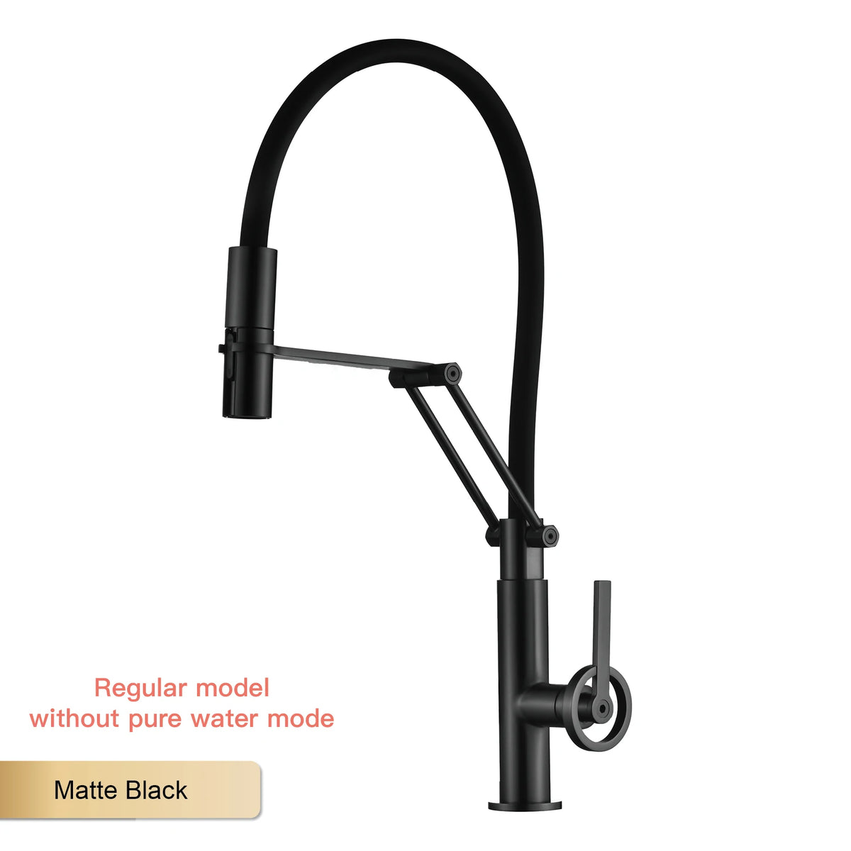 Gun Gray Brass Island Style Faucet Filtered Water