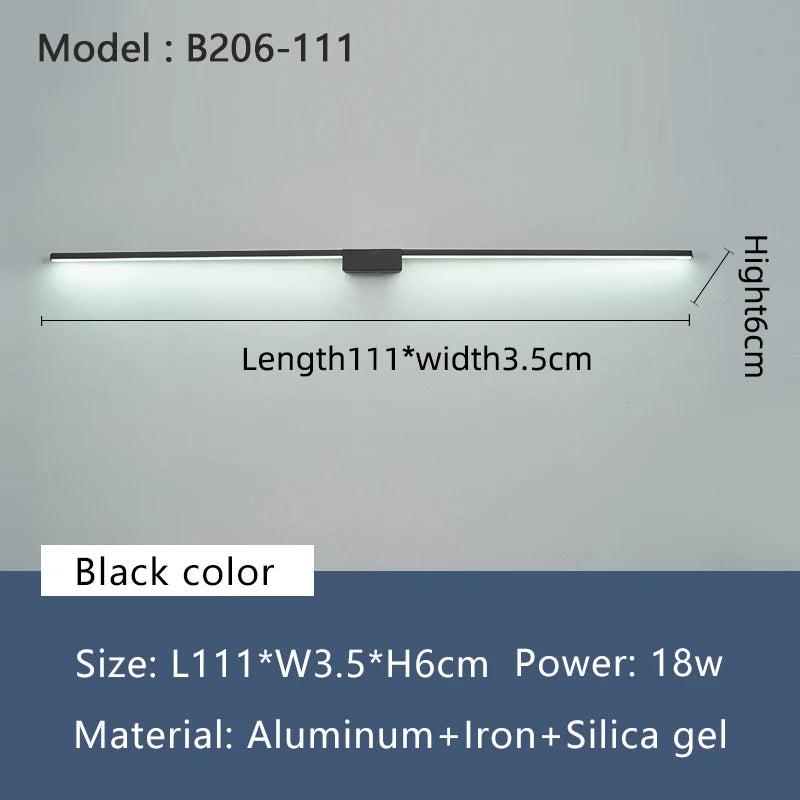 Neo Gleam Led Bathroom Mirrior Light Modern Wall