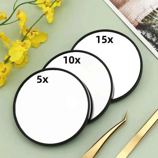 Suction Cup Magnification Mirror 5x/10x/15x Round Makeup Mirror