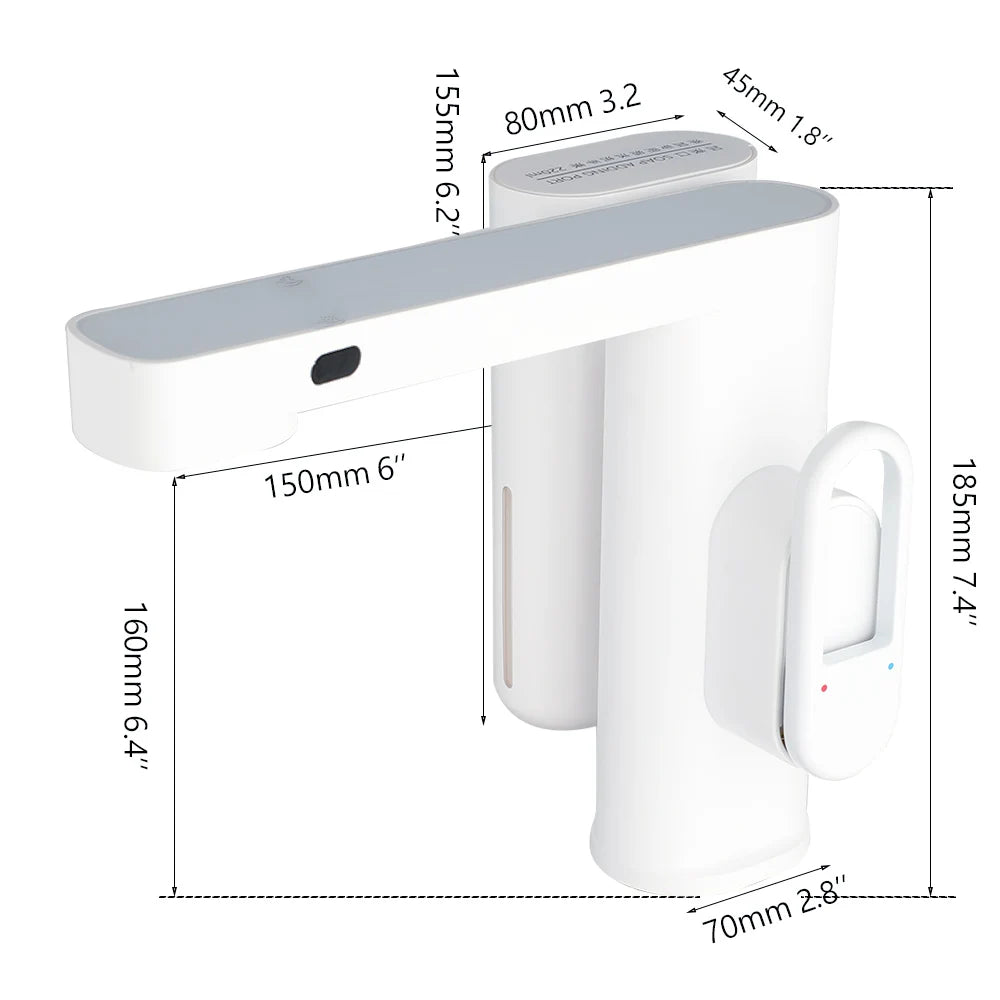 Zappo Sensor Bathroom Faucet Automatic Sensor Smart Soap