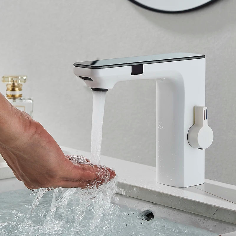 Smart Sensor Led Faucet Bathroom Basin Infrared Faucet