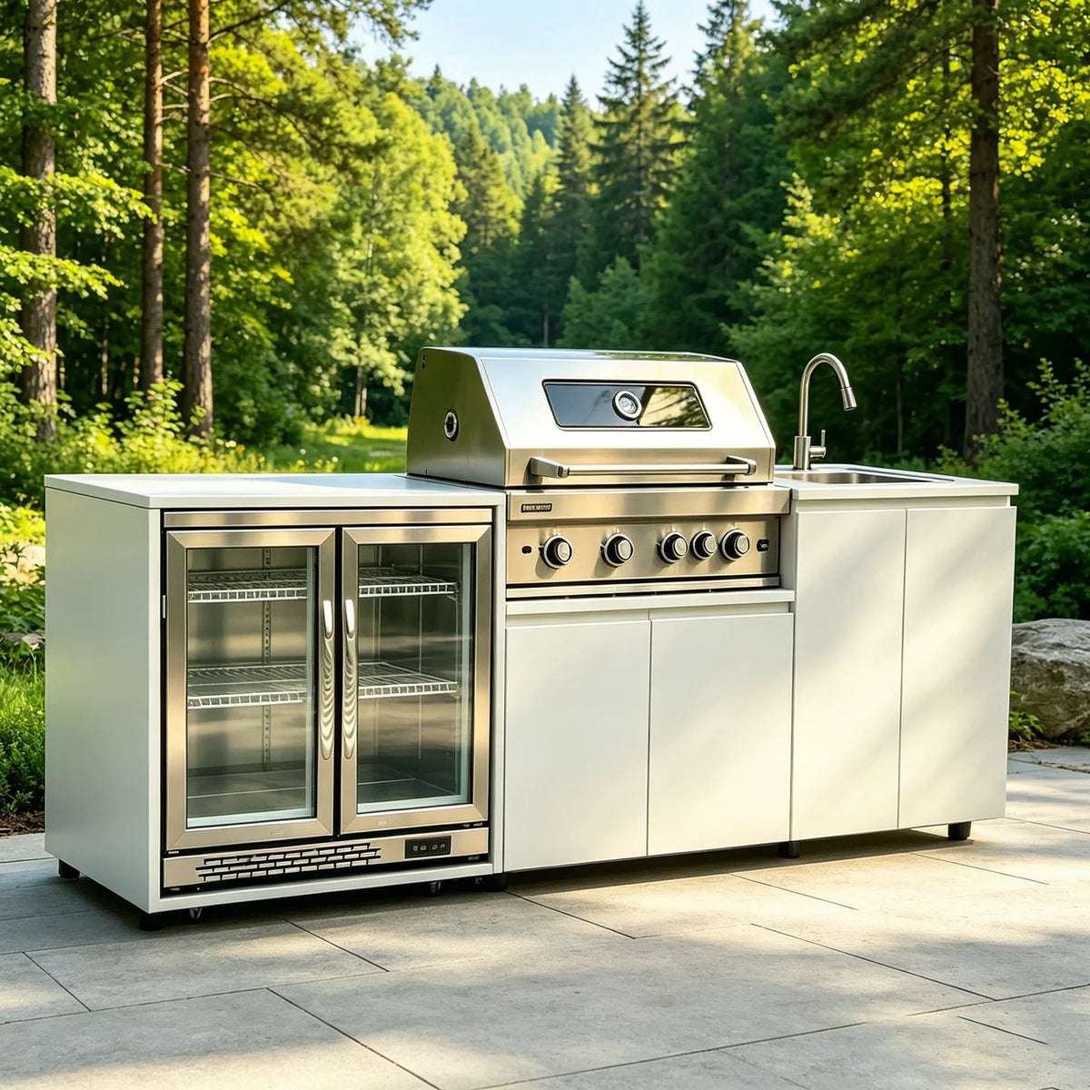 Full Outdoor Grill Sink & Modern Outdoor Kitchens