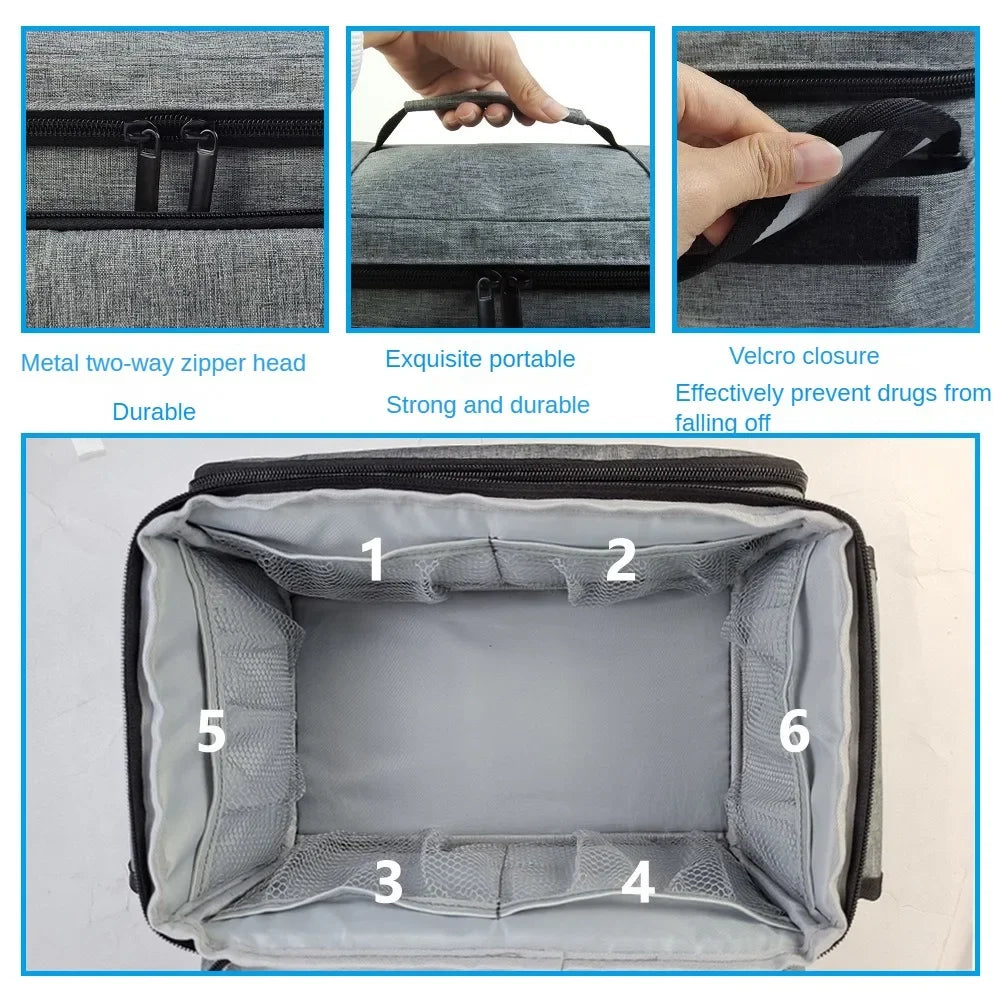 Travel First Aid Kit Bag Medical Carry Bag