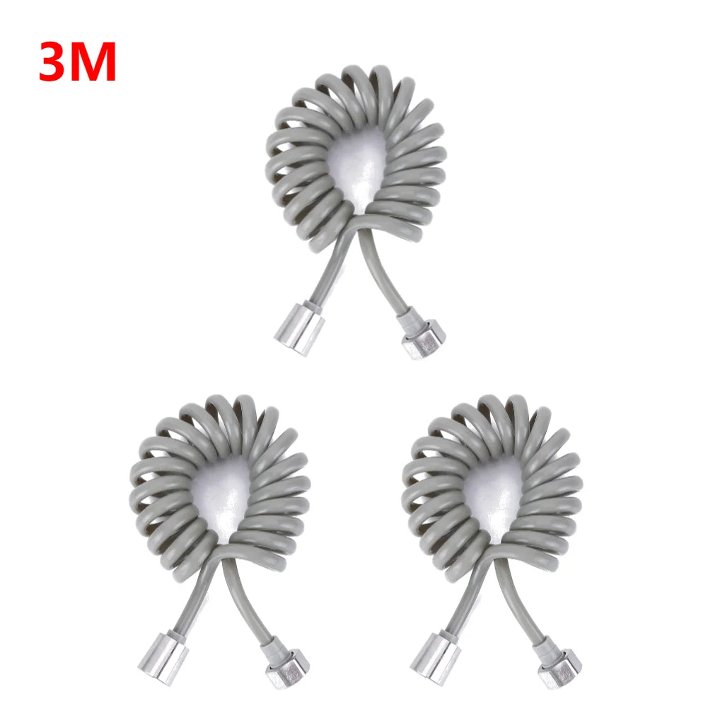 2/3/5m Flexible Shower Hose Universal Spring Extension Hand