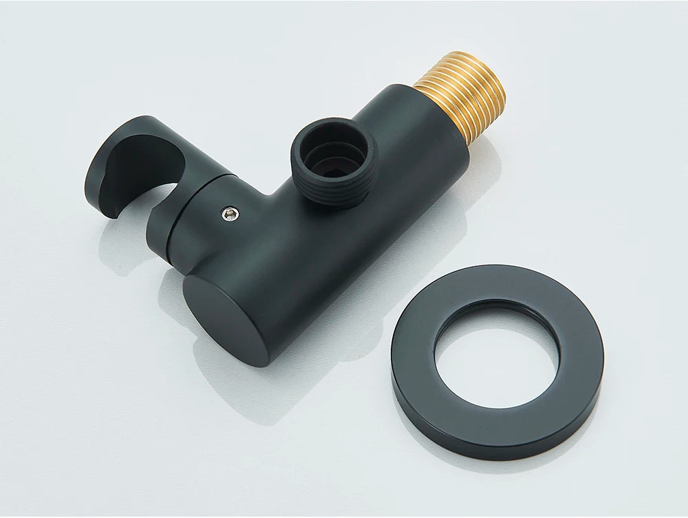 Brushed Gold Handheld Shower Bathroom Shower Faucet &