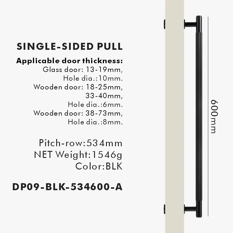 Nurlin Brass Door Double Sided Linear Striped Pull