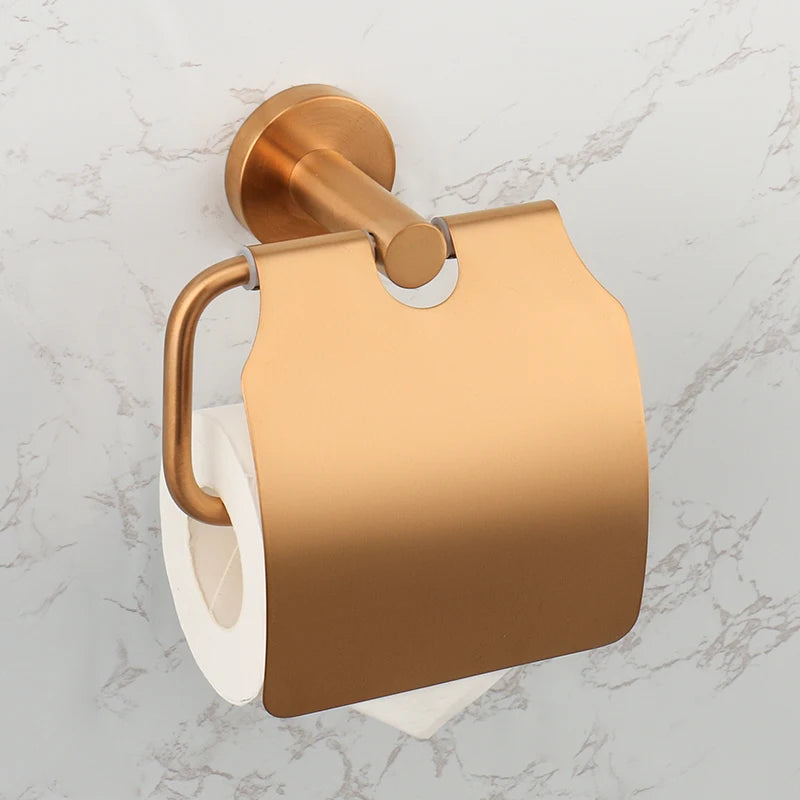 Bathroom Hardware 304 Stainless Steel Rose Gold Towel
