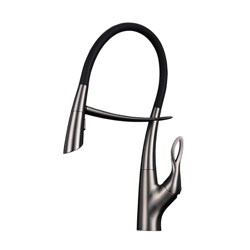 Pull Out Sensor Faucet Handle Digital Display Pull