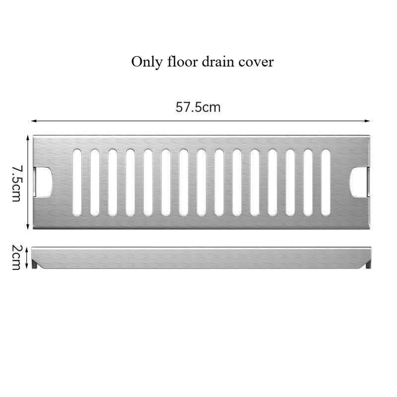 304 Stainless Steel Long Strip Floor Drain Cover