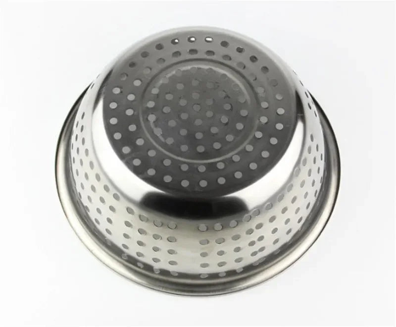 Big Hole Stainless Steel Washing Mesh Vegetable Fruits