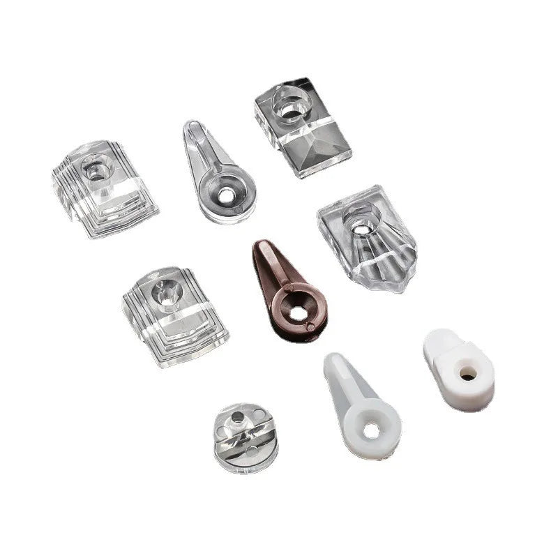 30 Sets Plastic Glass Retainer Clips Mirror Holder