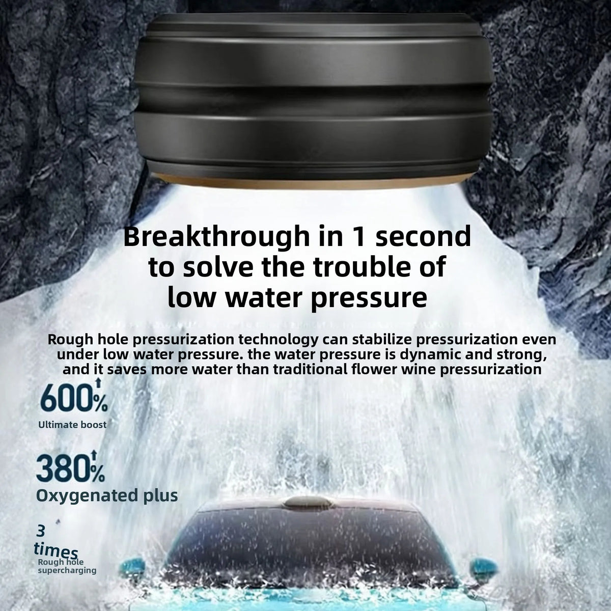 High Pressure Filter Shower Head Chlorine Removal Skin