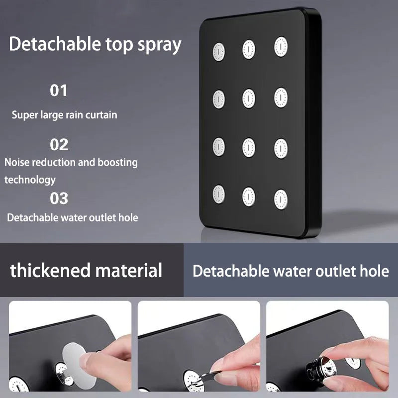 Shower Top Spray Large Water High-Pressure Nozzle Pressurized