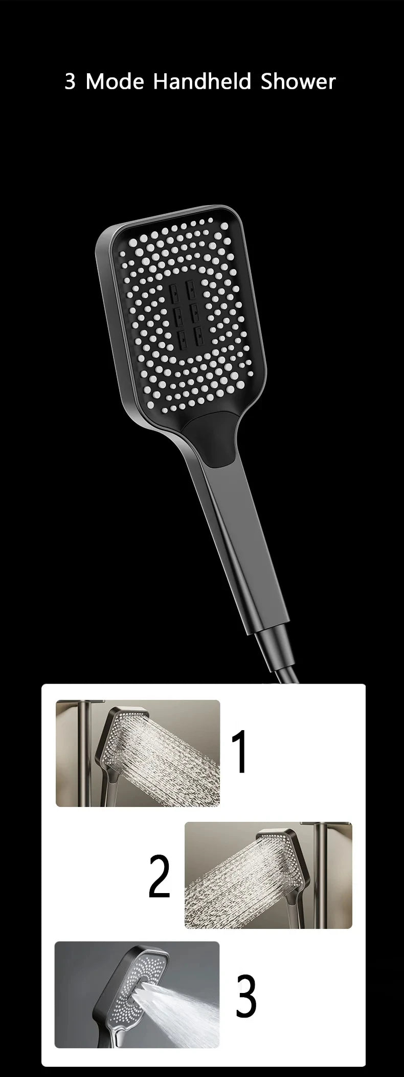 Upgrade Bathroom Shower Led Display Piano Keys Bath