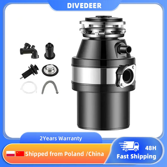 Divedeer Food Waste Disposer 220v/560w Food Residue Pulverizer