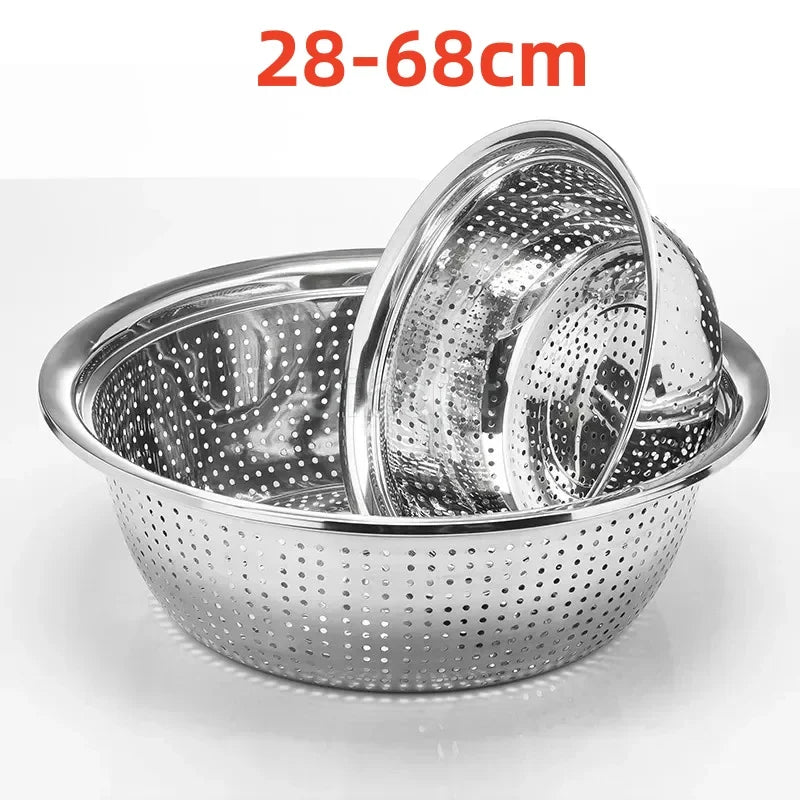 Stainless Steel Basin Round Filter Water Wash Fruit