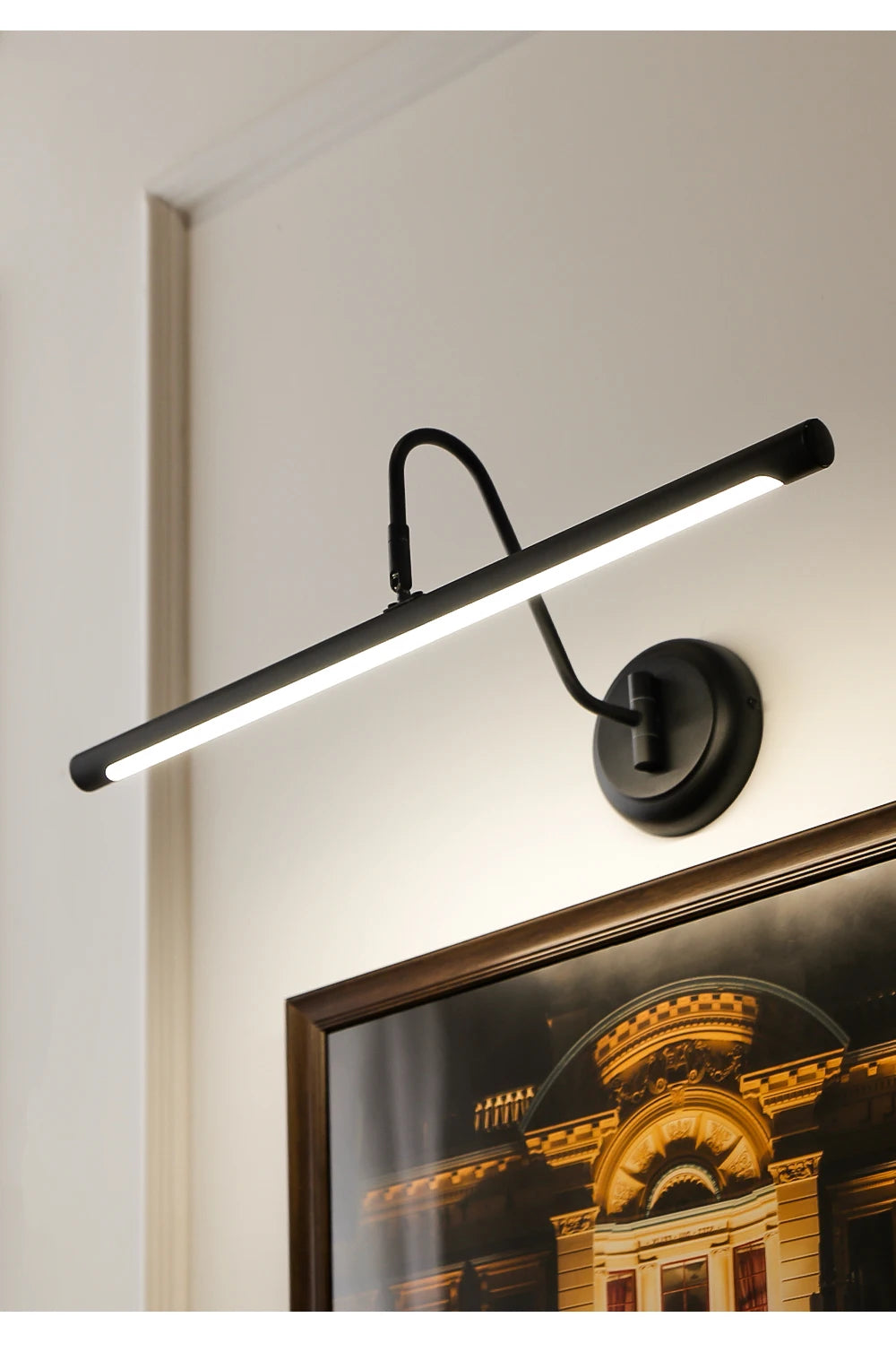 Ebuybest Led Wall Lamp Modern Black Bathroom Mirror