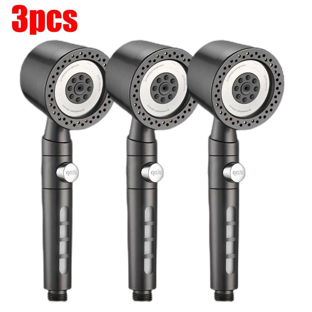Modes Bathroom Shower Head High Pressure Powerful Rain