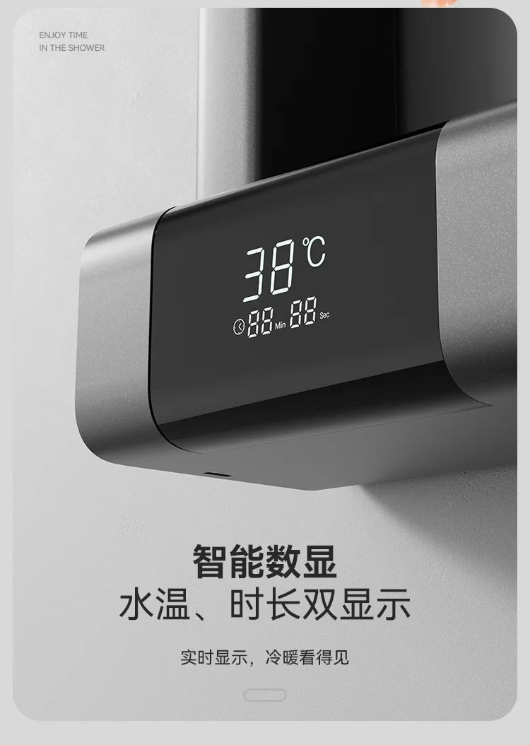 Applicable To Thermostatic Digital Display Rack Shower Designed