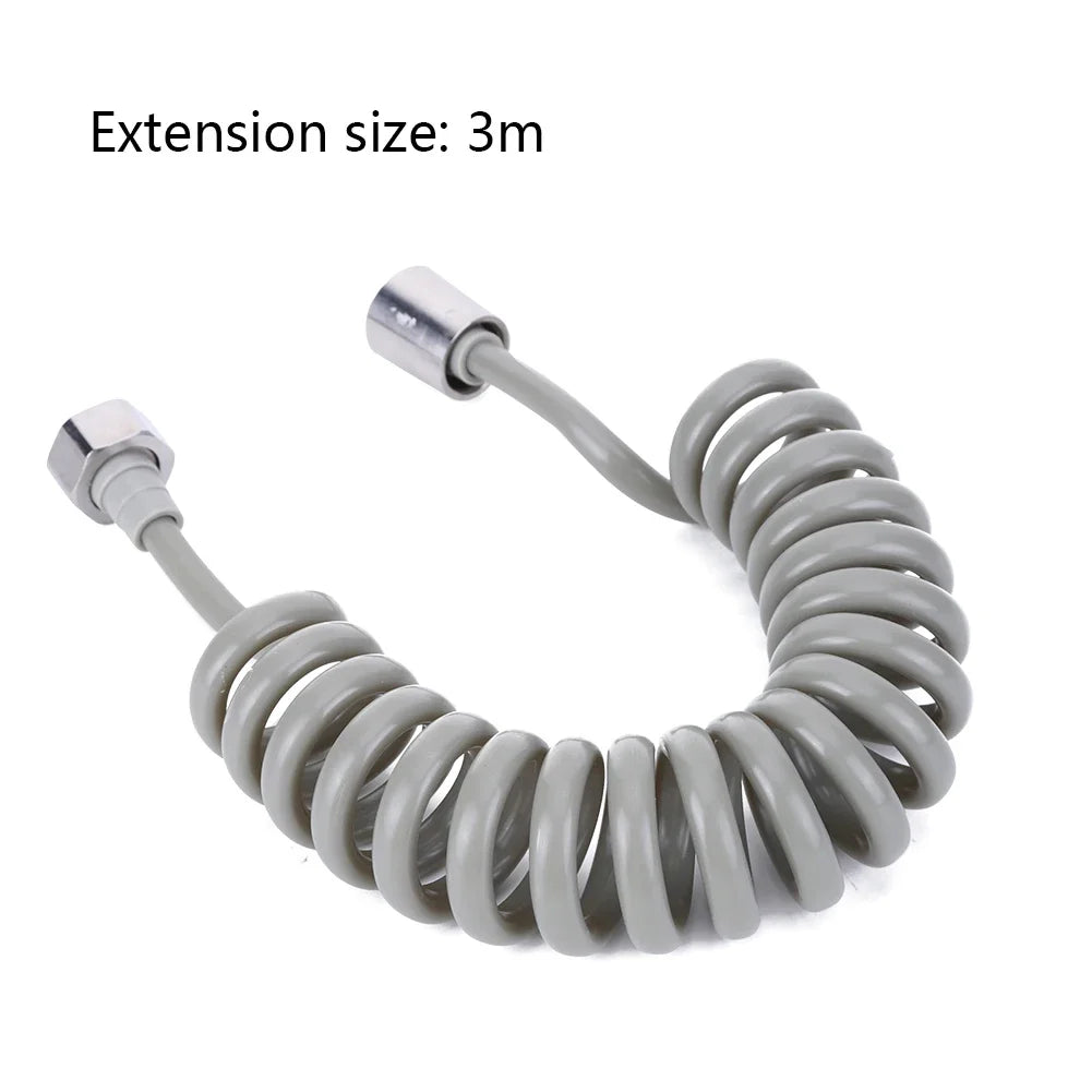 2/3/5m Flexible Shower Hose Universal Spring Extension Hand