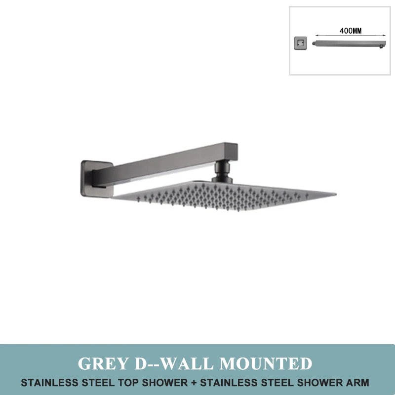White Black Gold High Quality 8/10 Inch Stainless