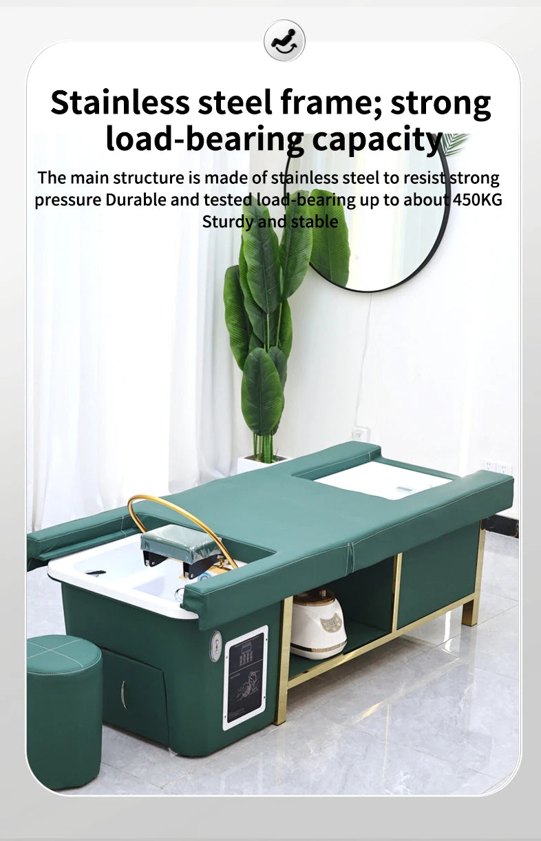 Modern Design Thai Massage Table Electric Shampoo Bed