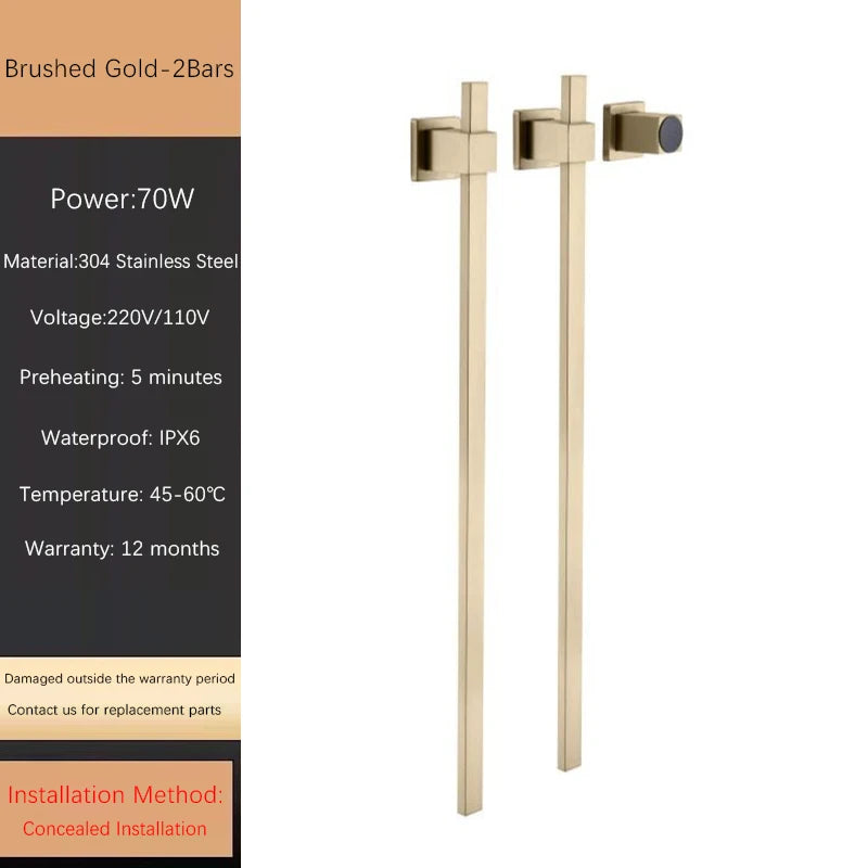 Oxg Smart Electric Heated Towel Rack Heated Bathroom