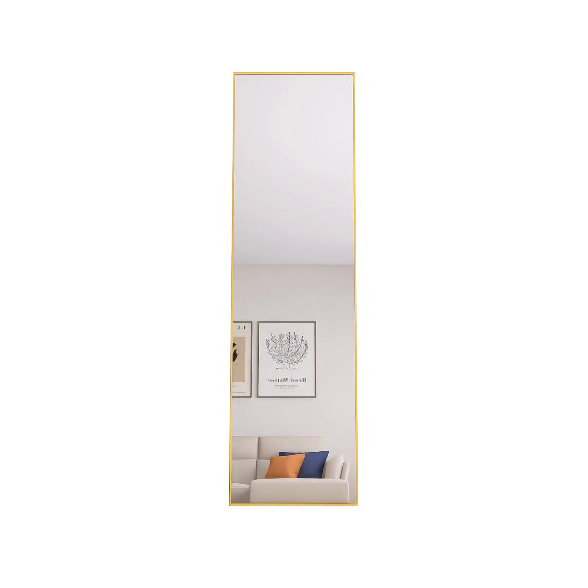 Full Length Mirror Standing Mirror Black Frame Large