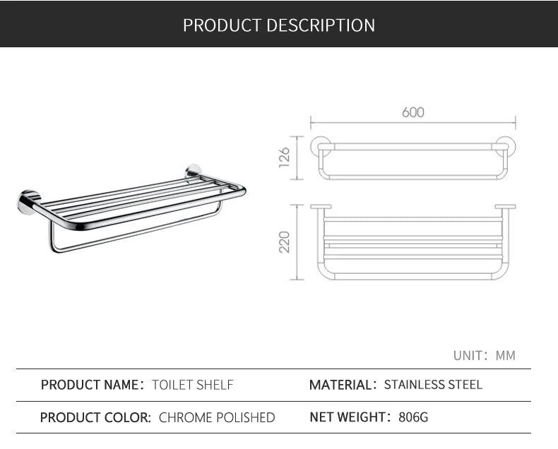 Sanluois High Quality Sus 304 Stainless Steel Bathroom