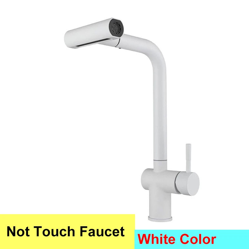 Handfree Grey Touch On Faucet Stainless Steel Cold