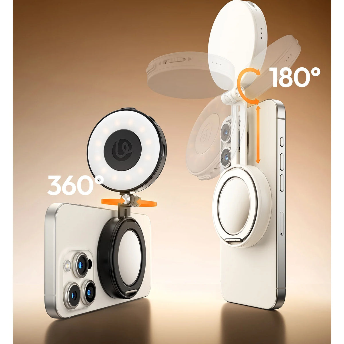 Original Ulanzi Lm23 Magnetic Phone Selfie Light Built-In