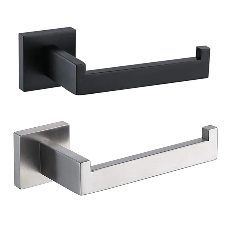 304 Stainless Steel Bathroom Matte Black Toilet Paper