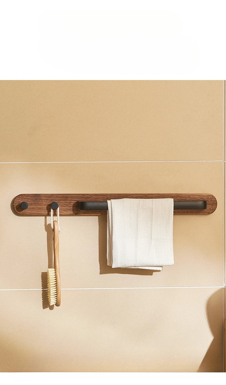 Bathroom Towel Holder Wall Mounted Towel Rack Shower