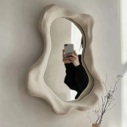 Modern Bathroom Decor Decorative Mirror Nordic Irregular Light