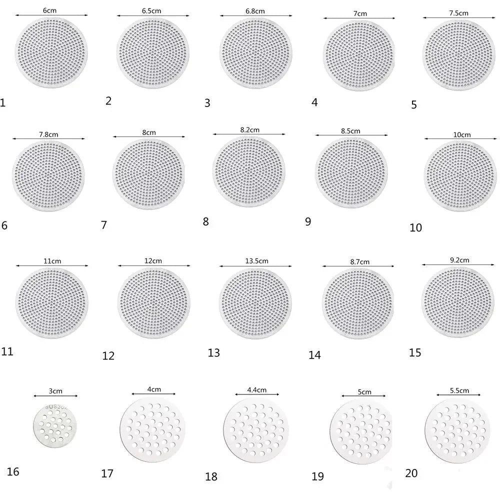 304 Stainless Steel Floor Drains Net Cover Sink