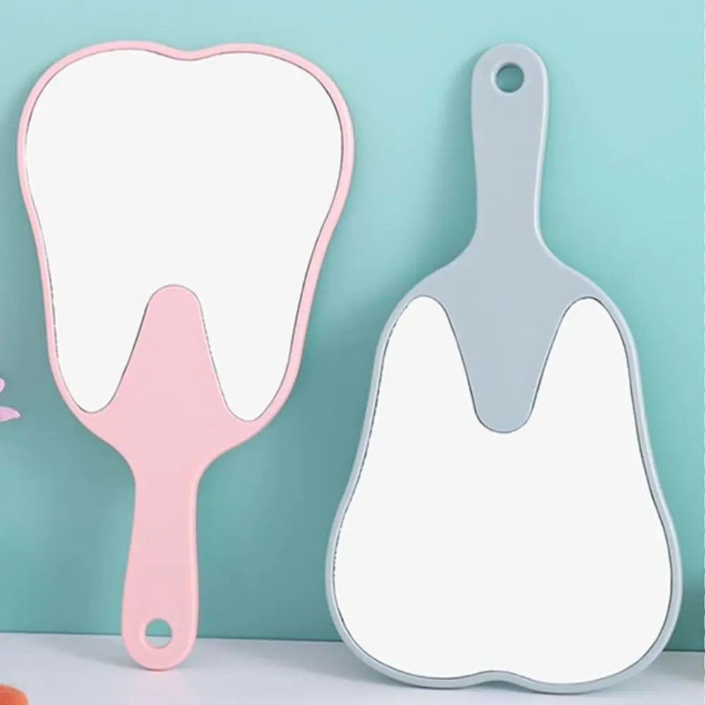 Plastic Tooth-Shaped Mirror Durable Lightweight High-Definition