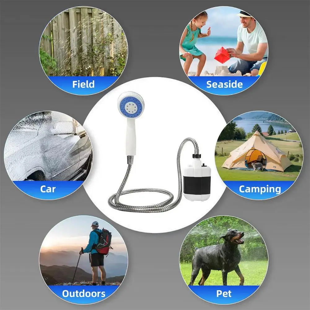 Usb Charging Outdoor Camp Shower Electric Water Pump