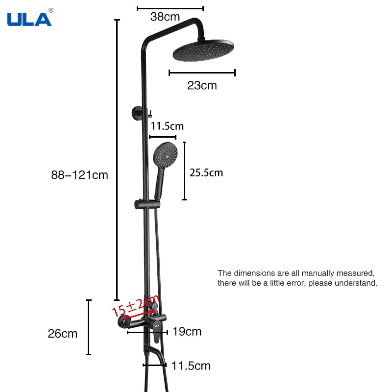 Ula Bathroom Shower Faucet Mixer Bathtub Shower Mixer
