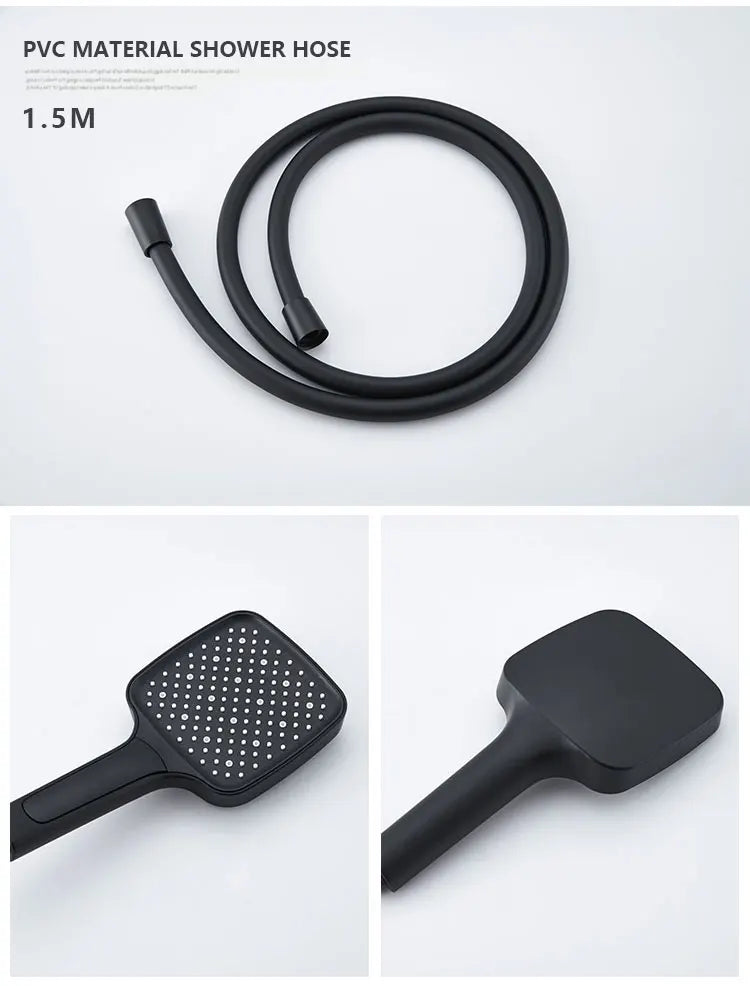 Wall Mounted Adjustable Slide Shower Bar Bathroom Shower