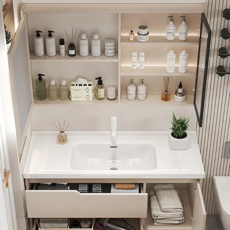 Modern Basin Bathroom Cabinet Combination Sink Minimalist